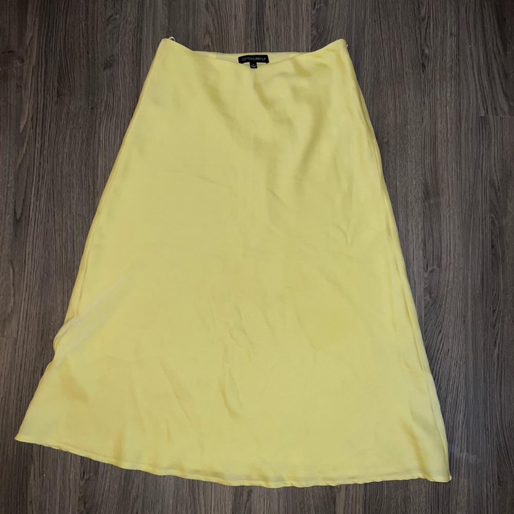 Long Silk Like Skirt